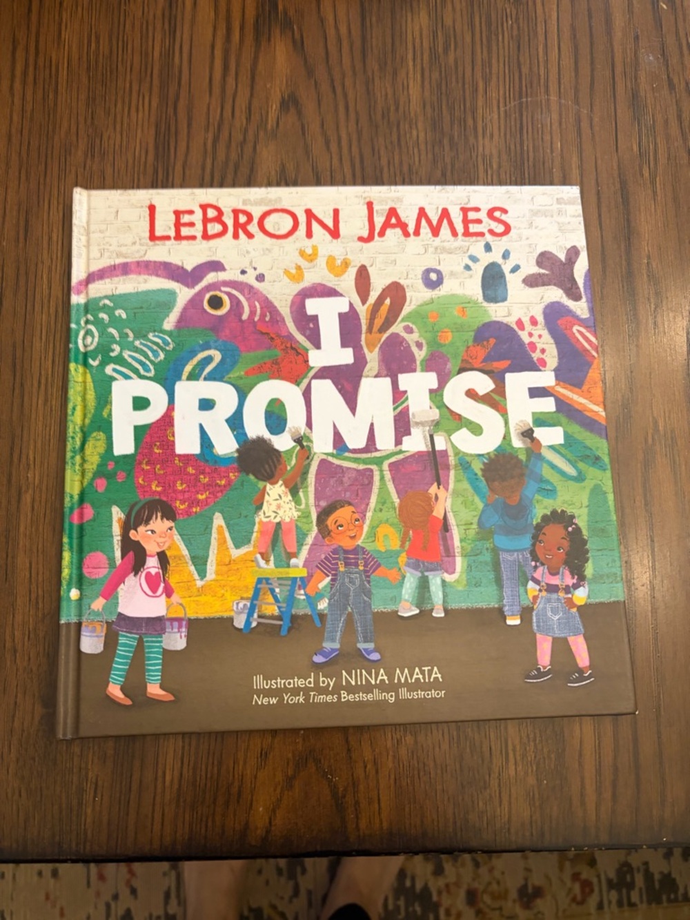Lebron James I Promise Kids Picture Book hardcover.